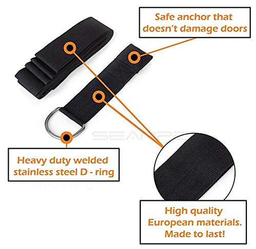 Adjustable Leg Stretcher Lengthen Ballet Stretch Band - Easy Install on Door Flexibility Stretching Leg Strap Great Cheer Dance Gymnastics Trainer Stretching Equipment Taekwondo Training - color: Light Blue
