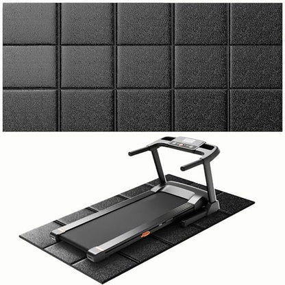 Treadmill Mat for Carpet &Hardwood Floors 79x39, Treadmills Mat, Mat for Under Treadmill/Walking Pad/Exercise Bike on Carpet, Hardwood Floors Protectior, Non-Slip, Waterproof, Noise Shock Absorption