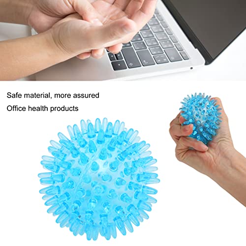 Massage Balls, Ball Compact Muscle Roller Hollow Soft Transparent Strength Recovery Exercise Squeezy Toy Balls Massage Ball for Hand Wrist Stress Relief (7CM)