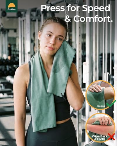 Quick Dry Microfiber Towel Travel, Beach & Camping Towels. Fast Drying, Super Absorbent & Ultra Compact for Travel, Bath, Gym, Swimming, 1 Pack, 48''x24'' Army Green