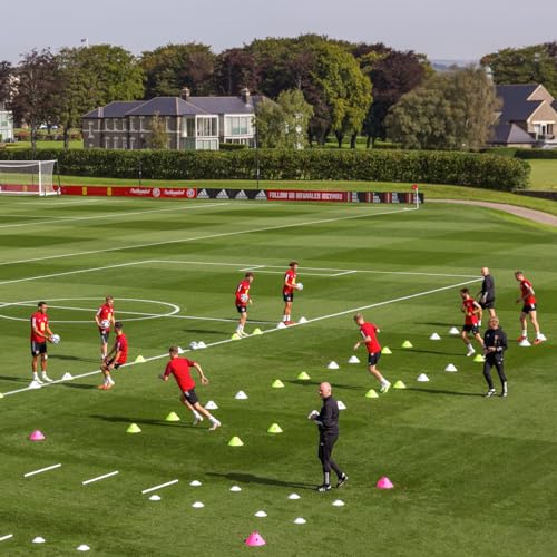 FORZA Soccer SuperCone Training Marker Domes [20 Pack] | Jumbo 5.5in Cones for Speed & Agility Training | Heavy-Duty Weatherproof PVC Options