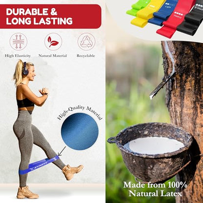 Resistance Bands for Women, Exercise Bands, Resistance Bands for Working Out, Workout Bands, Physical Therapy Bands, Pilates Bands, Booty Bands for Women,