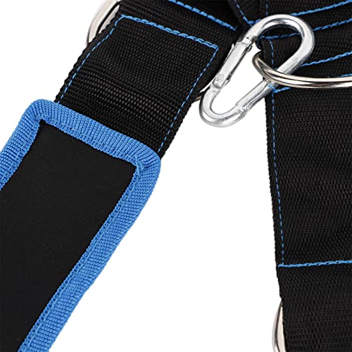 SUNGOOYUE Speed Strength Training Sled Shoulder Harness Resistance Band for Endurance Workout Training, Nylon Material for Speed, Ideal for Strength for Athletes, Black