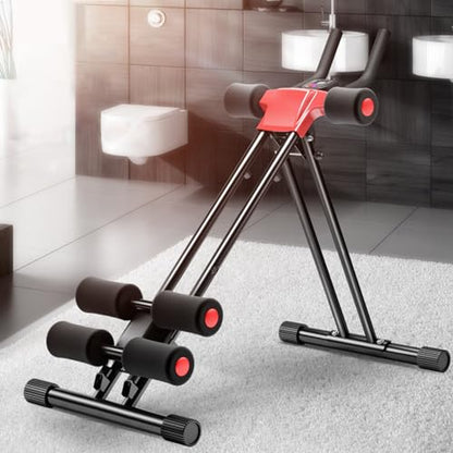 Worparsen Ab Crunch Coaster,AB Workout Equipment,Multi-Functional Exercise Equipment for Home Gym,Height Adjustable Abs Workout,Full Body Fitness Machine Suitable for Beginner,from USA Fast Arrival R