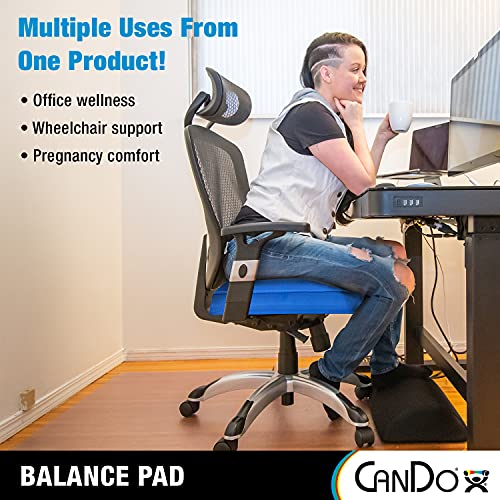 CanDo Balance Pad - Foam Stability Trainer for Balance, Stretching, Physical Therapy, Mobility, Rehabilitation and Core Strength Training
