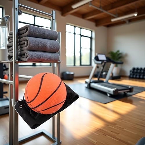 Jinshining Basketball Wrist Return Ball, Sports Wrist Balls on a String, 2.36 Inch Rubber Rebound Bouncy Wristband Balls on Elastic String for Wrist Exercise or Play Speed and Agility Training