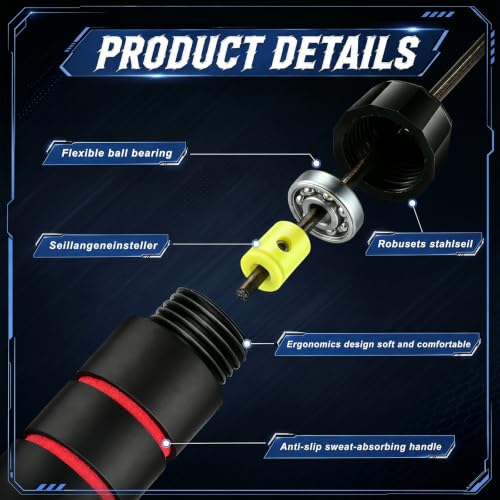 Junkin Jump Ropes bulk for Fitness with Ball Bearings - color: Multicolor