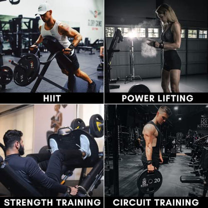 Neoprene Padded Weight Lifting Gloves for Men and Women - Ventilated Workout Gloves for Athletes Gym Sessions Cycling Tracking & Sports with Full Palm Protection