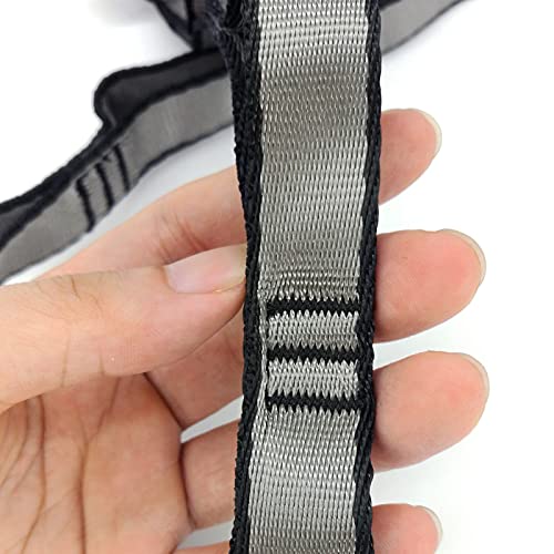 PRIOR FITNESS 2pcs Nylon Daisy Chain Straps for Aerial Yoga Hammock Swing Adjustable Aerial Silk Extender Strap Rope Anti-Gravity Yoga Extend Belts