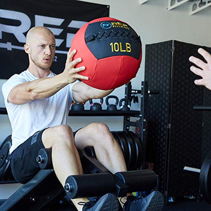 REP Weighted Slam Balls for Home Gym Fitness | 5-30 lb Soft Textured Medicine Ball Sizes | Heavy Sand-Filled Workout Weights for Strength, Core Training, Crossfit, Conditioning & Slam Ball Exercises - style: 12 lbs