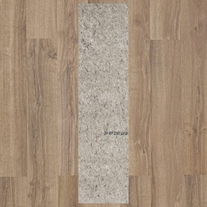 Mohawk Home Non Slip Rug Pad 2' 6" x 9' 6"- 1/4" Thick Felt + Latex Rubber Gripper - Dual Surface Cushion for Hardwood, Carpet, Tile Floors, Made in USA - size: 2'6" x 9'6" (Rectangular), style: 1/4 Inch Dual Surface Rug Pad