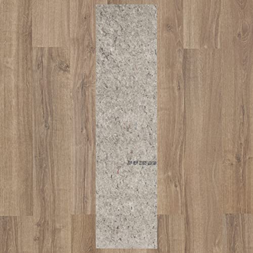 Mohawk Home Non Slip Rug Pad 2' x 12'- 1/4" Thick Felt + Latex Rubber Gripper - Dual Surface Cushion for Hardwood, Carpet, Tile Floors, Made in USA - size: 2' x 12' (Runner), style: 1/4 Inch Dual Surface Rug Pad