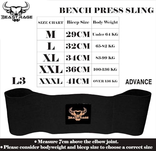 Fitness Bench Press Strength Band, Adjustable Weightlifting Slingshot Blaster,Weight Lifting Resistance Band, Bench Press Slingshot for Elbow Fitness,Chest Builder,Powerlifting - color: Navy, size: Medium