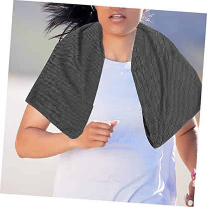POPETPOP Quick Drying Sports Towel Multi-use Microfiber Cooling Towel for Gym Travel Hiking and Fitness Super Absorbent and Lightweight Includes Compact Storage Bag
