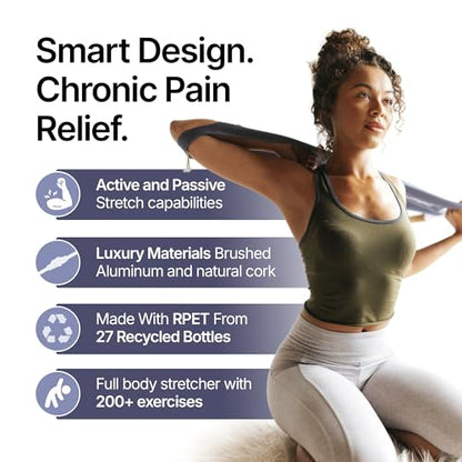 CastleFlexx Mobility and Full Body Strengthening Device - color: Dark Blue, size: Large 5'9 - 6'2
