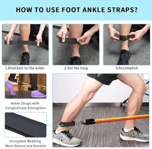 Door Anchor for Resistance Band - Heavy Duty Soft Foam Door Anchor for Resistance Tube Exercise Workouts