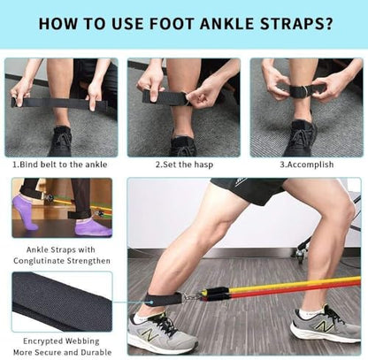 Door Anchor for Resistance Band - Heavy Duty Soft Foam Door Anchor for Resistance Tube Exercise Workouts
