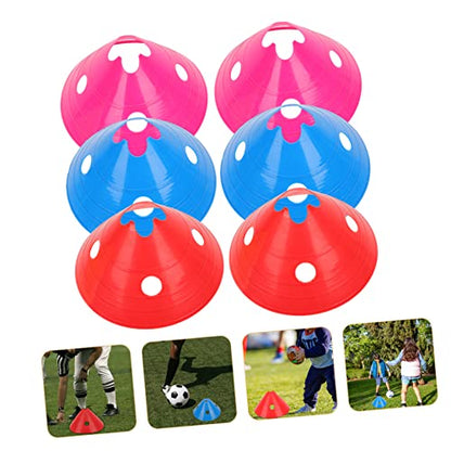 6pcs Football Training Hurdles Plastic Flexibility Agility Racks for Outdoor Sports for Boys and Girls and Athletes Coordination and Speed Training