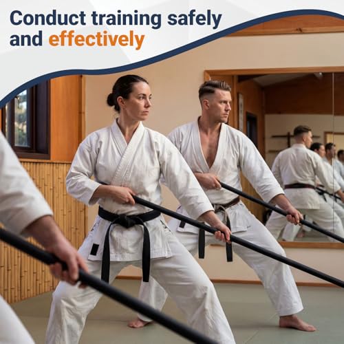4ft & 6ft Collapsible Foam-padded Bo Staff, Safe Martial Arts Training & Practice Stick for Beginners, Escrima & Yoga, Portable with Carry Bag