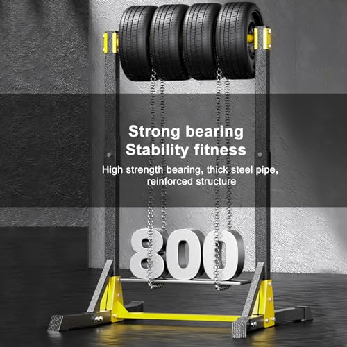 Pull Up Dip Station, Portable Power Tower, Free Standing Pull Up Bar for Home, Gym, 11 Levels Height Adjustment, 400LBS