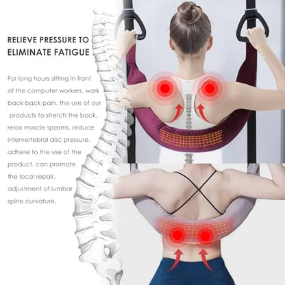 Hanging Ab Straps with Door Anchor & Pull up bar Hook, Abs Pecs Biceps Core Workout Sling, Full Body Support System for Home Gym