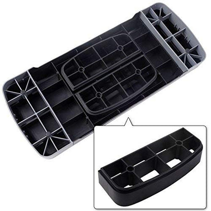 Height-Adjustable 4''-6'' Step Aerobics Platform Fitness Equipment Stepper Trainer Exercise Step Platform with 2 Riser