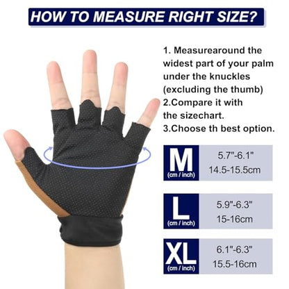 PATIKIL Workout Gloves, Weight Lifting Gym Sports Gloves for Men & Women, Black, Unisex-Adults