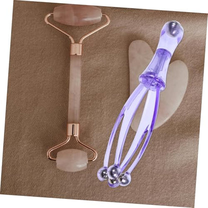 FOMIYES Hand Massager Roller Manual Finger Massager Handheld Fingers Roller Finger Roller Massage Tool, 17.00X3.00X2.00CM, Purple