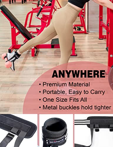Adjustable Adjustable Feet Dumbbell Attachment,Feet Weight Lifting-Foot Weights for Exercise, Leg Extensions,Tibialis Trainer,Leg Lift Exercise Equipment - color: Style 1-Black 1pc