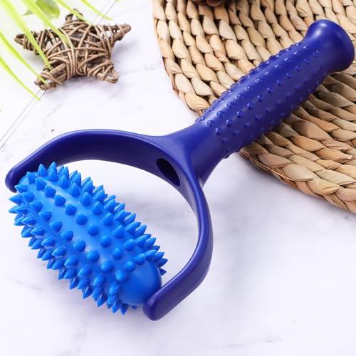 Lurrose Handheld Spiky Massage Ball Roller for Deep Tissue Myofascial Release, Fascia Release Tools for Neck, Back, Leg & Deep Tissue Massage, Massage Roller for Muscle Relief and Body Relaxation