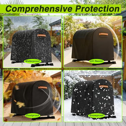 EVRBUL Dumbbell Weight Rack Cover Waterproof Dustproof Compatible with Home Gym Dumbbell Set Brackets (40” L x 25” W x 35” H)