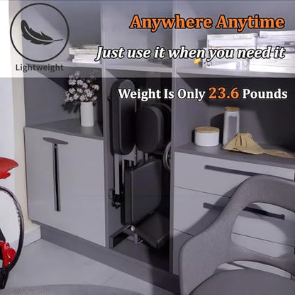 Heavy-Duty Steel Split Machine, 400lbs Leg Press, 240°Rotation Abductor Calf Stretcher for Home/Gym/Dance Studio, Portable Gym Equipment for Women/Dancers/Yoga