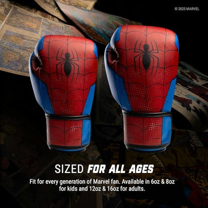 Hayabusa Marvel Classic Boxing Gloves for Men, Women & Kids – Officially Licensed | 16oz 12oz 8oz 6oz Training, Sparring, Bag & Pad Work