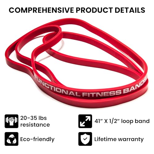 Functional Fitness Pull Up Bands Resistance Bands | Exercise Bands for Working Out | Long Stretch Bands for Exercise, Training Bands, Resistance Bands for Stretching