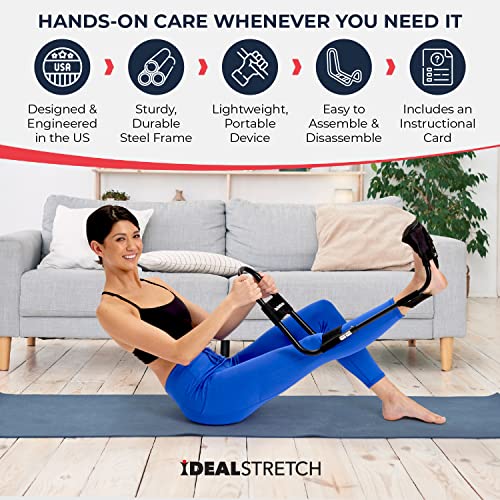 Leg Stretcher - Hamstring Stretcher - Hip Stretcher - Lower Back Stretcher, & Calf Stretcher - Stretching Equipment - Original Patented - Harmstring Recovery