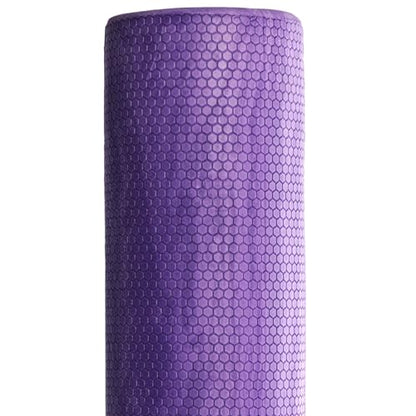 OPTP PRO-Roller Standard Density Foam Roller – Medium Density Foam Roller for Physical Therapy, Pilates, Yoga Foam Roll Exercises, and Muscle Recovery - Purple 36" x 4"