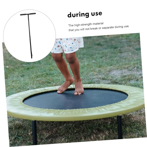 Happyyami Small Trampoline Replacement Handle Metal Trampoline Handle Bar Accessory