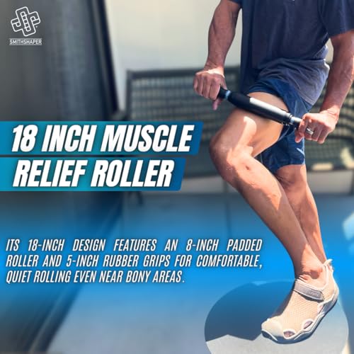 SmithShaper® Muscle Relief Massage Bars (18-inch Padded Roller)