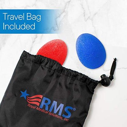 RMS 4-Pack Hand Exercise Balls - Physical & Occupational Therapy Kit