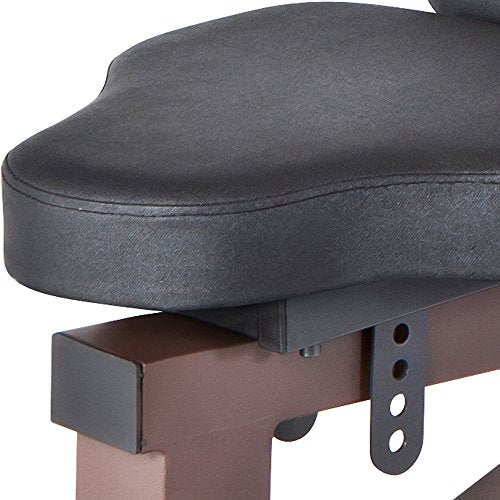Steelbody Deluxe Utility Weight Bench for Home Gym Weightlifting and Strength Training - color: Grizzly Brown - Adjustable