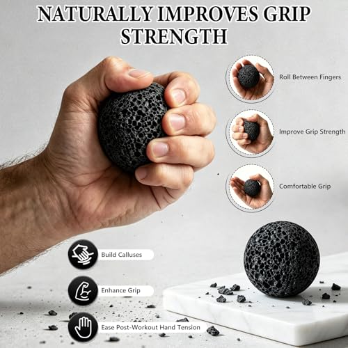 Callus Ball for Hand,Moon Grip Ball Callus Rock,Callus Ball Trainer for Strength Wrist Forearm