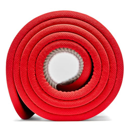 adidas 10mm Extra Thick Training Mat with Carrying Strap and Non-Slip Textured Base - Cushioned Workout Mat for Home Gym, Floor Workouts, and Intense Exercises - Portable and Durable