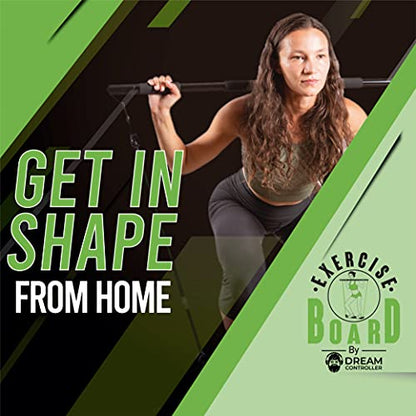 Portable Exercise Equipment for Home Workouts with Best Workout Accessories for Exercise & Fitness Home Gyms- Board,Bar,Resistance Bands Full Body Workout Machine & more at Home Gym Equipment Machines