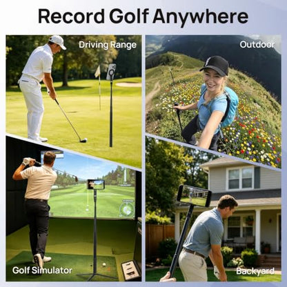 Golf Tripod for Swing Recording & Analysis, 59" Extra-Height