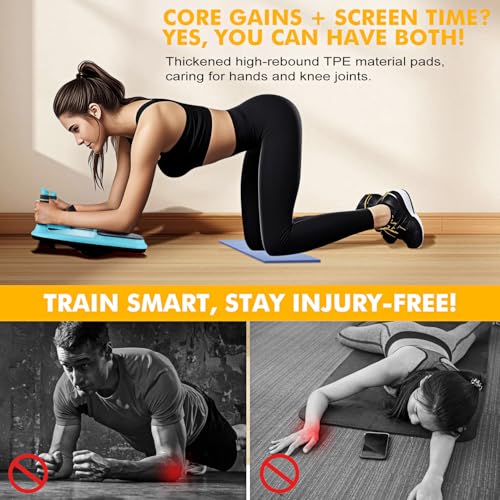 Balance Board, Wobble Plank Board for Core Strength, Core Trainer for Home Workout, Full Body Exercise Balance Trainer, Non-Slip Stability Board