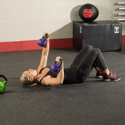 Body Solid Vinyl Coated Kettle Bell Set - size: 105.0 Pounds