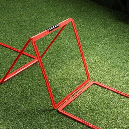 Yardwe 6pcs Square Agility Rings Speed Rings Youth Agility Footwork Training and Speed Hurdles Ladder Fitness Equipment Sport Workout Home Gym