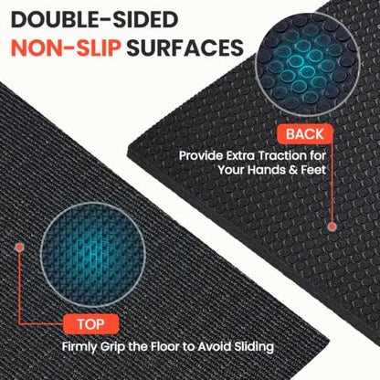 Stepwaver Extra Large Exercise Mat, 6'x4'/ 7'x5'/ 8'x5'/ 9'x5'/10'x5' (6mm) - size: 7'×5'×0.3"
