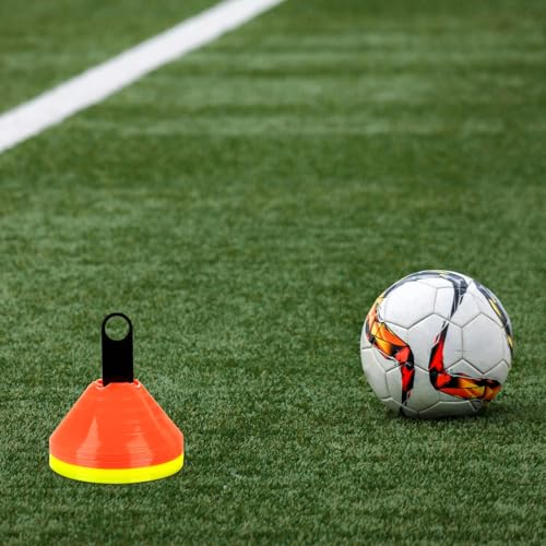 Cabilock 8 Pack Soccer Cone Holders, Football Training Cone Stand and Marker Disc Organizer for Coaches, Agility Drills, Practice Fields and Sports Equipment Storage