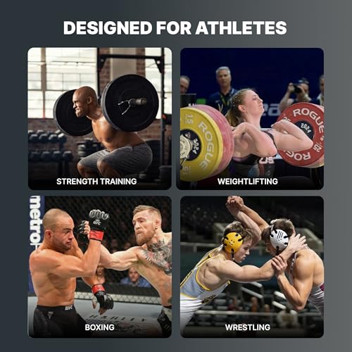 DMoose Fitness Neck Harness for Weight Lifting - Soft Padded Head & Chin Strap with 30" Heavy Duty Steel Chain - Neck Exerciser, Trainer & Strengthener to Support Injury Recovery and Intense Workouts - color: Black Plus